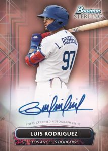 Rose Gold Refractor Parallel, Luis Rodriguez