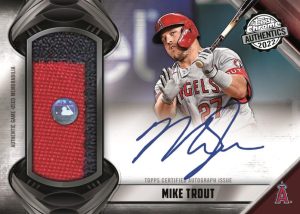 Topps Chrome Authentics Autograph, Mike Trout