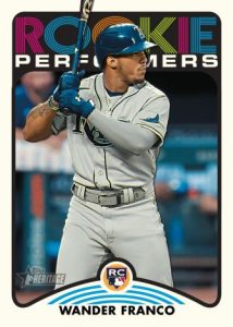 Rookie Performers Insert Card, Wander Franco
