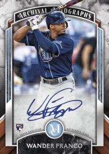 Archival Autographs Card, Wander Franco