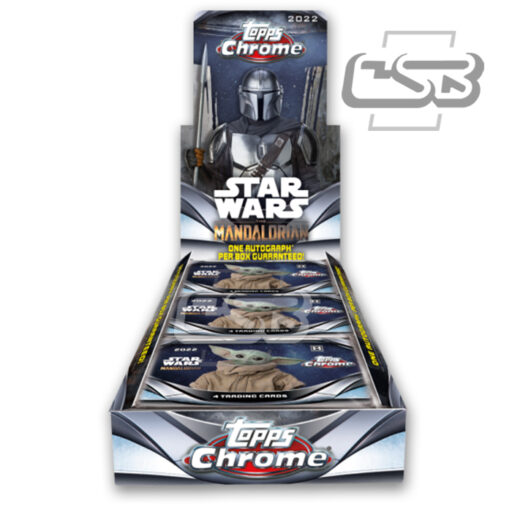 2022 Topps Star Wars The Mandalorian Chrome Beskar Edition Hobby Box