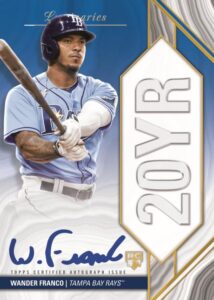Home Run Kings Autograph – Wander Franco - 2022 Topps Luminaries Baseball