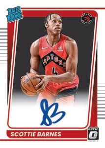 2021-22 Panini Donruss Optic Basketball- RATED ROOKIE SIGNATURES, Scottie Barnes