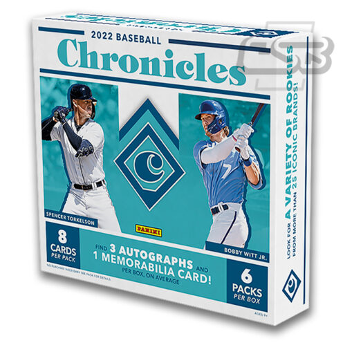 2022 Panini Chronicles Baseball Hobby Box
