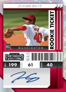 ROOKIE TICKET CRACKED ICE, Josiah Gray