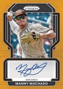 SIGNATURES GOLD PRIZM, Manny Machado