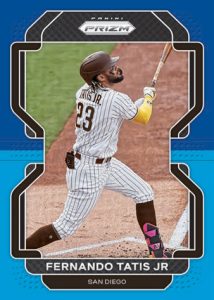 2022 Panini Prizm Baseball- TIER III NAVY BLUE-CAROLINA BLUE PRIZM – Hot Box Exclusive Parallel, Fernando Tatis Jr.