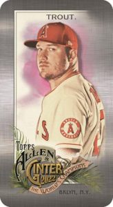 Base Card Mini Metal Variation, Trout