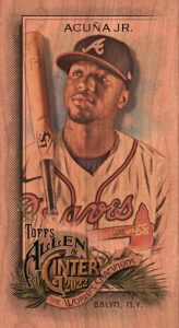 Base Card Mini - Wood Variation, Acuna Jr.