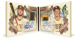 Dual Autograph Relic Book Card, Tatis Jr. & Machado