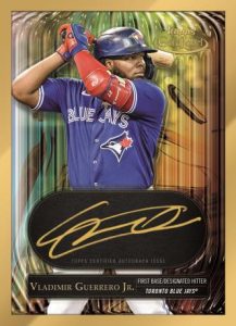 Auric Framed Autograph Card, Vladimir Guerrero Jr.