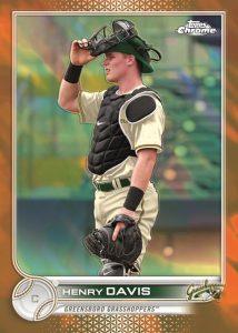 Base Set -Orange Lava Refractor Parallel, Henry Davis