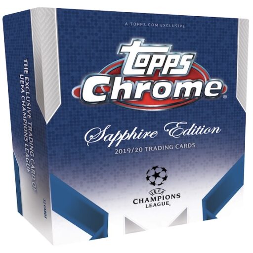 2019-20 Topps UEFA Champions League Chrome Sapphire Soccer Hobby Box