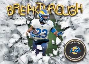 2022-23 Panini Score Football- BREAKTHROUGH, Cam Akers