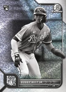 Base Card -Black & White Mini-Diamond Refractor Parallel, Bobby Witt Jr.