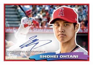 1988 Topps Big Minis Autograph, Shohei Ohtani