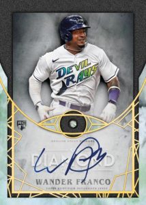 Diamond in the Rough Autographed Relic, Wander Franco