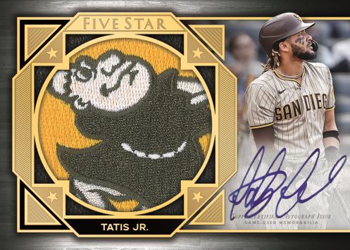 Five Star Auto Jumbo Prime Relic Card –Team Patch Parallel, Tatis Jr.