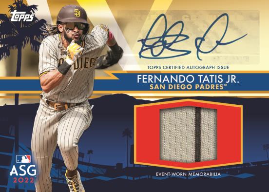 All-Star Stitches Autograph Card, Fernando Tatis Jr.