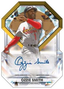 Diamond Greats Die Cuts Autograph Parallel, Ozzie Smith