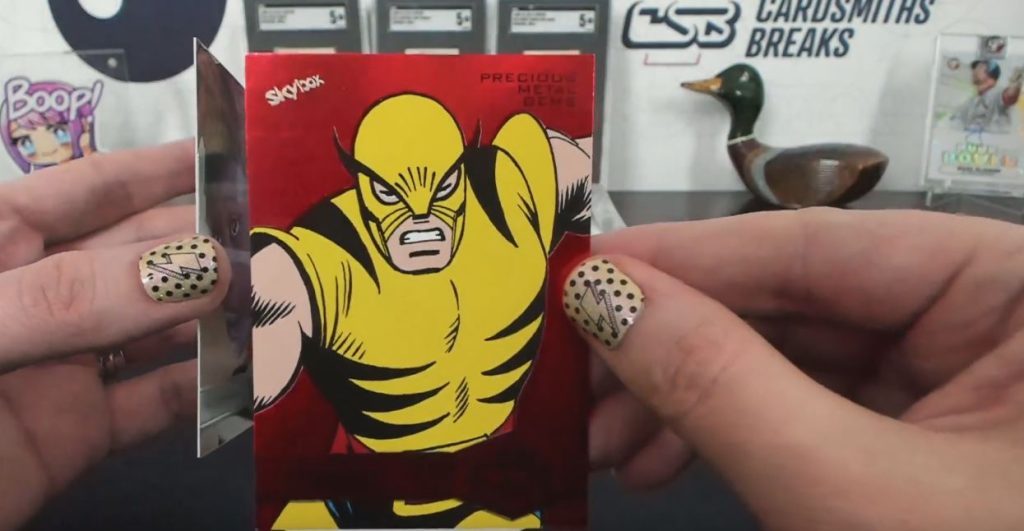 Wolverine Precious Metal Gems 2021 Upper Deck Spider Man Metal Universe