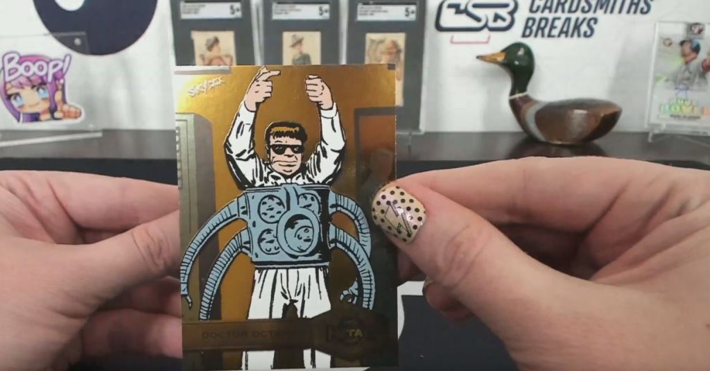 Dr. Octopus Gold 2021 Upper Deck Spider Man Metal Universe