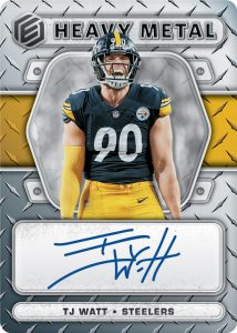 2022 Panini Elements Football- HEAVY METAL, TJ Watt