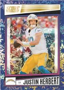 BASE BLUE EXPLOSION – H2, Justin Herbert