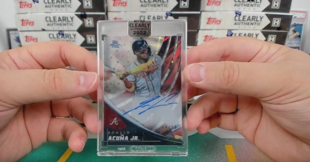 Ronald Acuna Jr. Autograph 2022 Topps Clearly Authentic