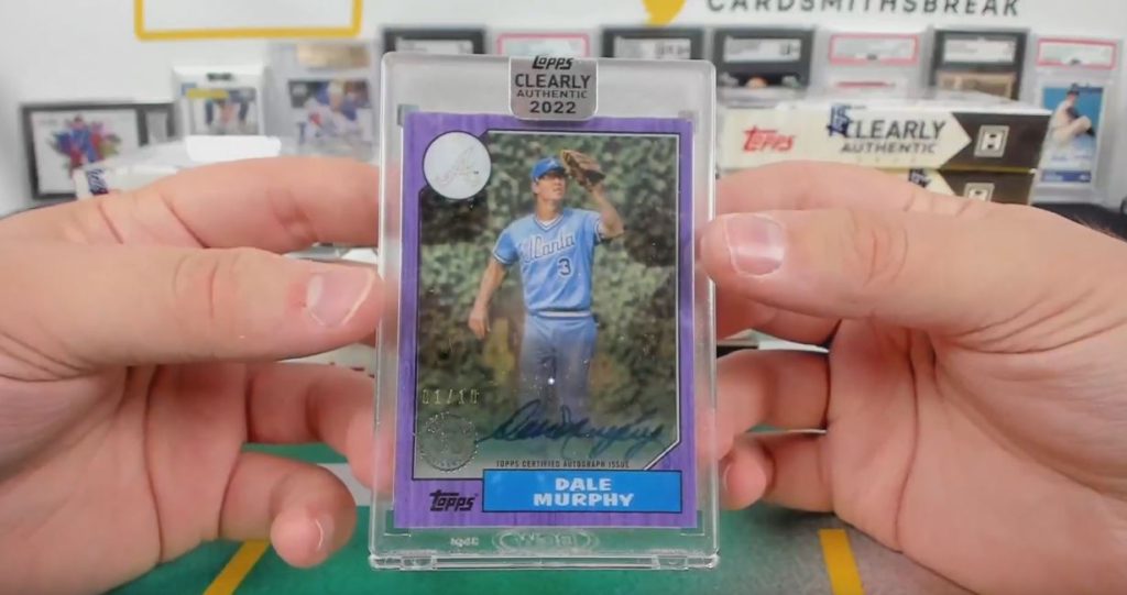 Dale Murphy Autograph 2022 Topps Clearly Authentic