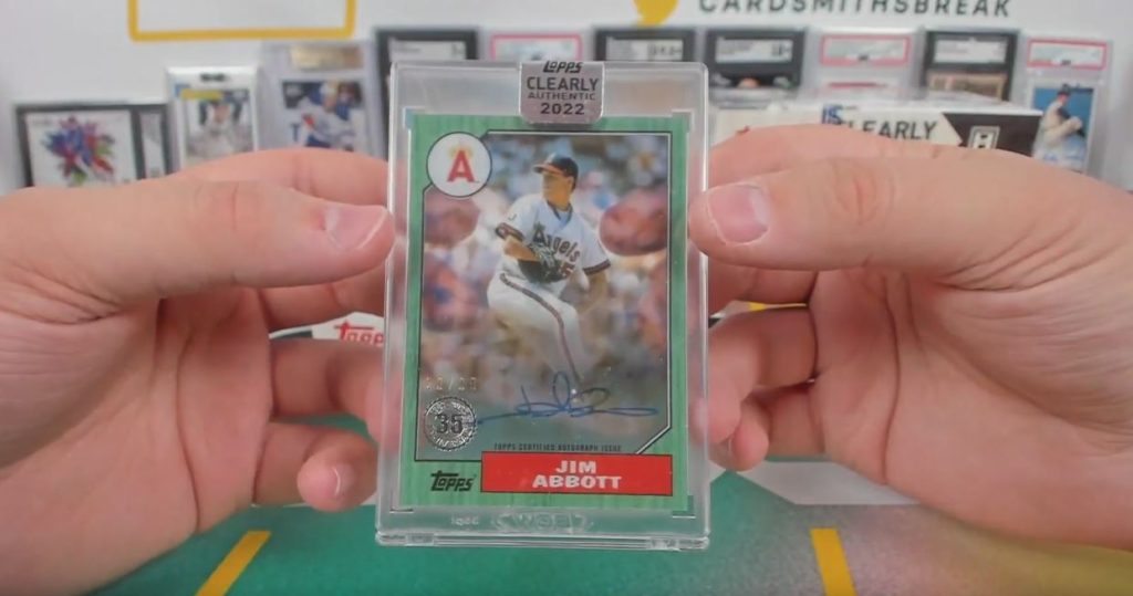 Jim Abbott Autograph