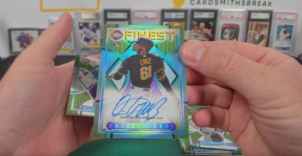 Oneal Cruz Autograph 2022 Topps Finest Flashbacks