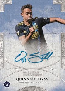 2022 Topps MLS Renaissance Soccer- Renaissance Engravements Autograph II, Quinn Sullivan
