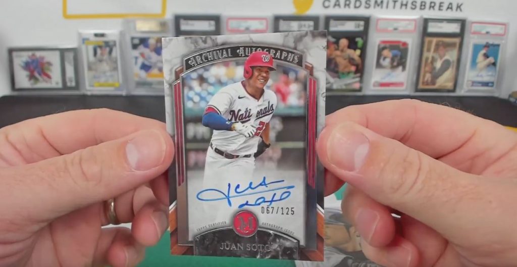 Juan Soto Autograph 2022 Topps Museum Collection