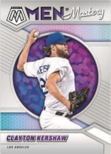 2022 Panini Mosaic Hobby Baseball - Men of Mastery, Clayton Kershaw