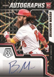 2022 Panini Mosaic Hobby Baseball - Rookie Autographs Mosaic Black, Brandon Marsh