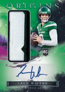 ROOKIE JUMBO PATCH AUTOGRAPHS GREEN, Zach Wilson