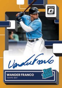 2022 Panini Donruss Optic Baseball - RATED ROOKIES SIGNATURES GOLD, Wander Franco