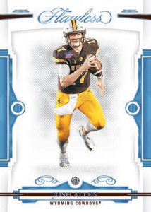 2022 Panini Flawless Collegiate Football - BASE PLATINUM, Josh Allen