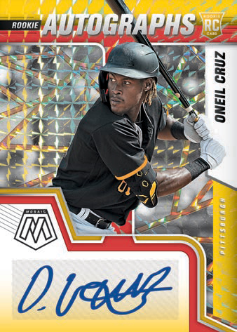 ROOKIE AUTOGRAPHS CHOICE FUSION RED AND YELLOW, Oneil Cruz