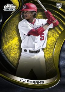 2022 Topps Chrome Black Baseball - Base Set -Gold Mini-Diamond Parallel, CJ Abrams