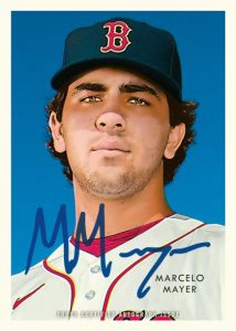 2022 Topps Heritage Minor League Baseball - 1973 Topps 1953 Reprint Autograph, Marcelo Mayer