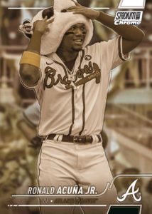 Base Card Chrome Variation -Gold Minted Parallel, Ronald Acuna Jr