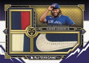 Triple Threads All-Star Brand Logo Patch Card, Valdimir Guerrero Jr