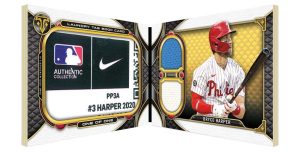 2022 Topps Triple Threads Baseball - Triple Threads Laundry Tag Book Card, Bryce Harper