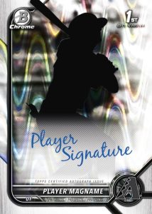 Chrome Prospect Autograph –Black & White RayWave Refractor Parallel