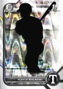 2022 Bowman Draft Lite Baseball - Chrome Prospect Black & White RayWave Refractor Parallel
