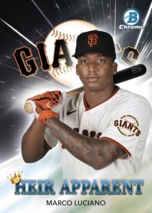2022 Bowman Draft Lite Baseball - Heir Apparent, Marco Luciano