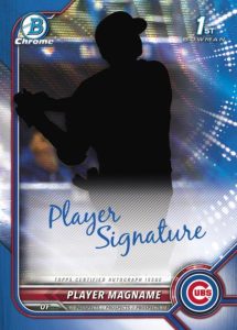 Chrome Prospect Autograph –Blue Wave Refractor Parallel