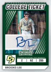 COLLEGE TICKETS OPTIC SIGNATURES HOLO, Brooks Lee